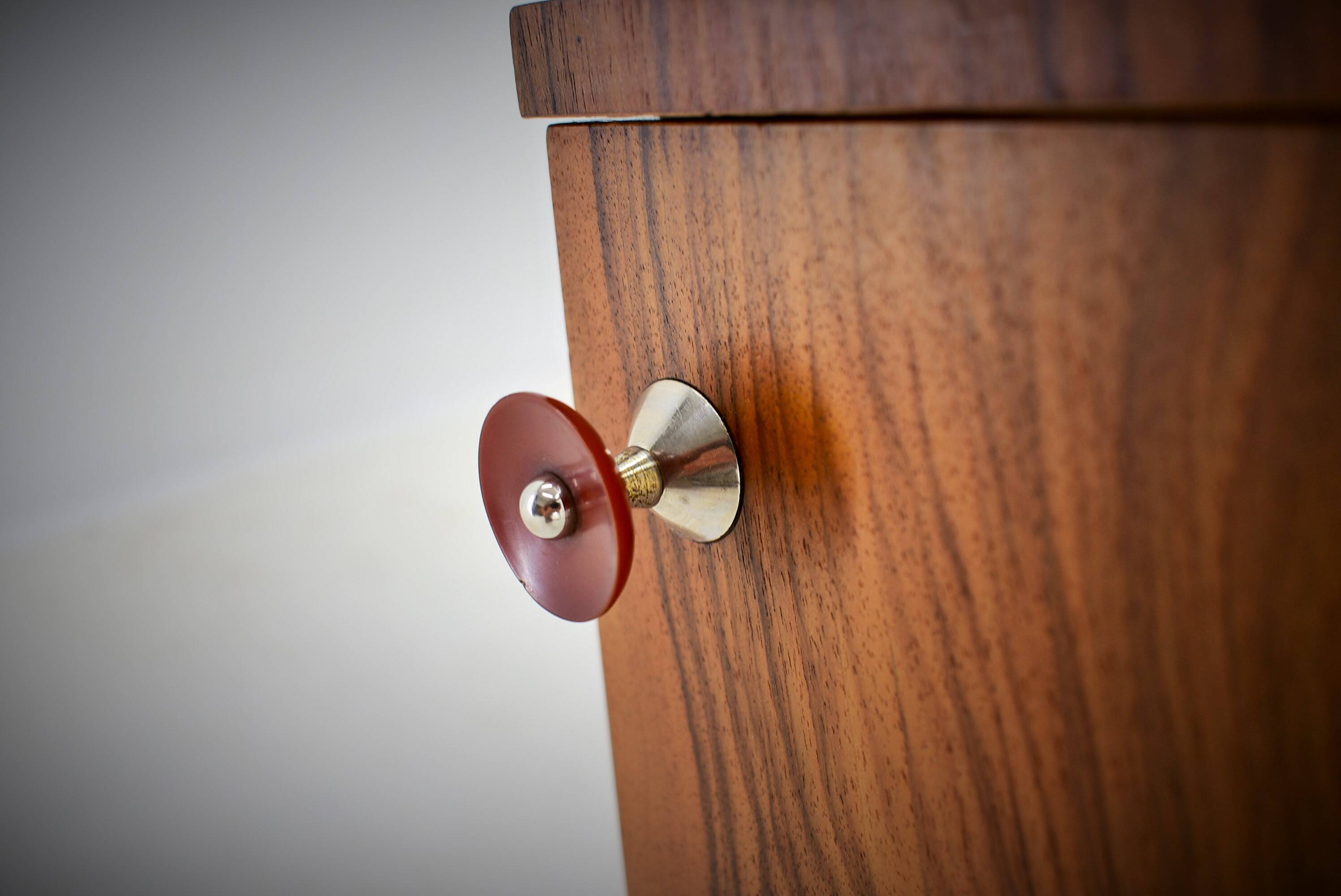 1938s,  Pair of art deco bedside table , Czechoslovakia