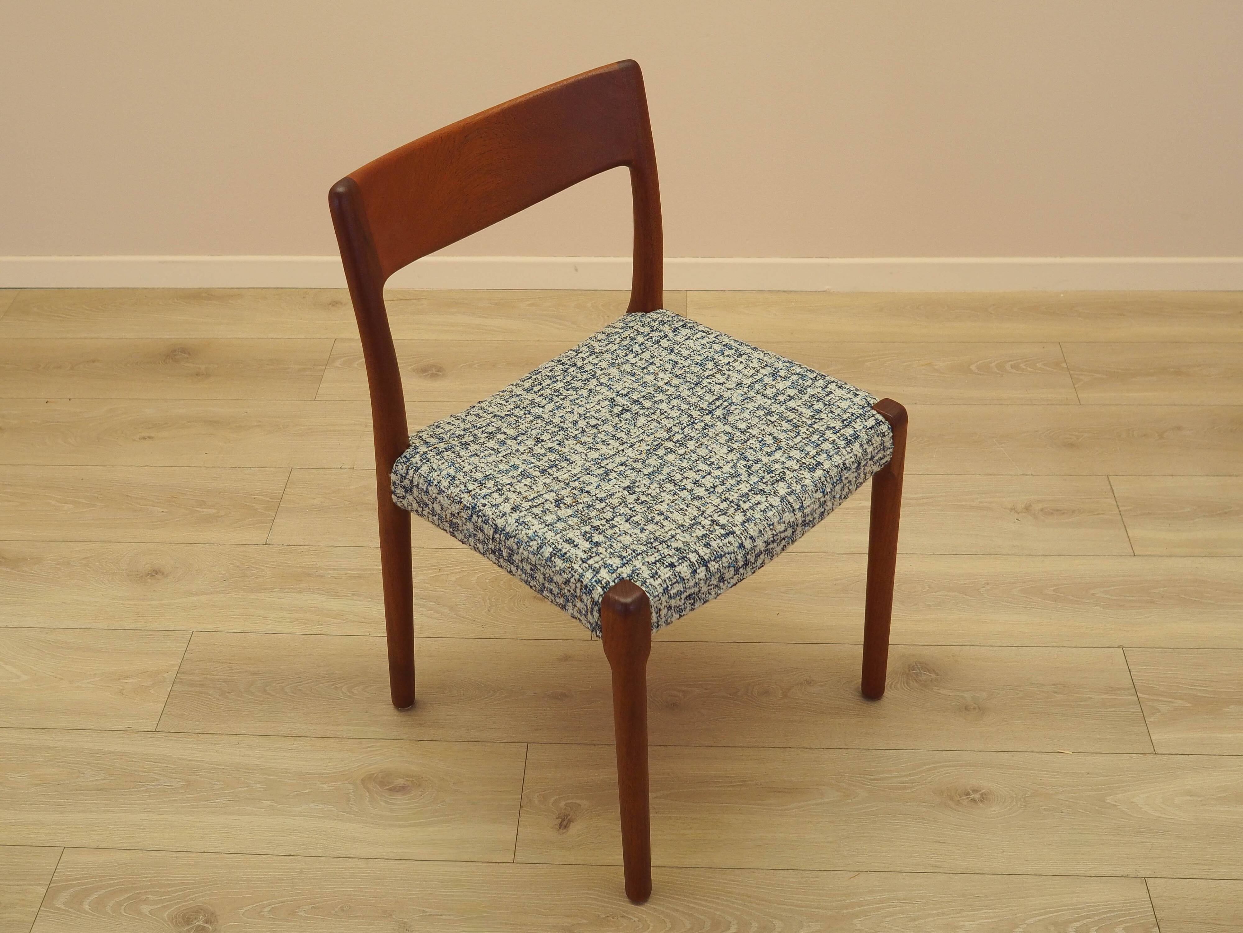 Teak chair, Danish design, 1960s, manufacturer: EMC Möbler