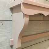 Etagère bois rose pale