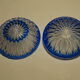 Blue and white crystal-sized box