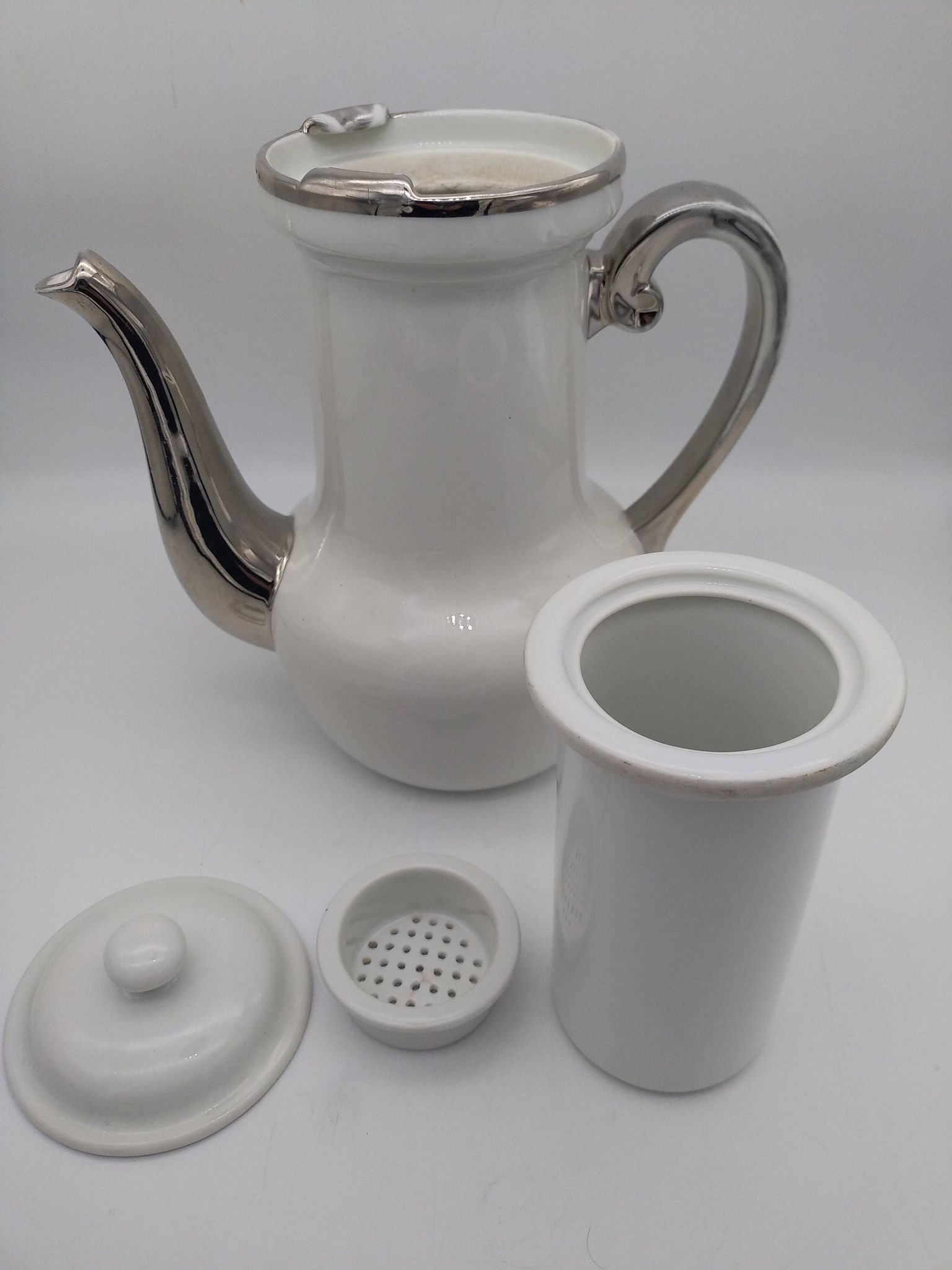 Teapot Coffee Maker Aluminite Frugier Limoges.