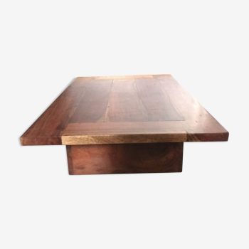 Table basse en palissandre originale et ravissante