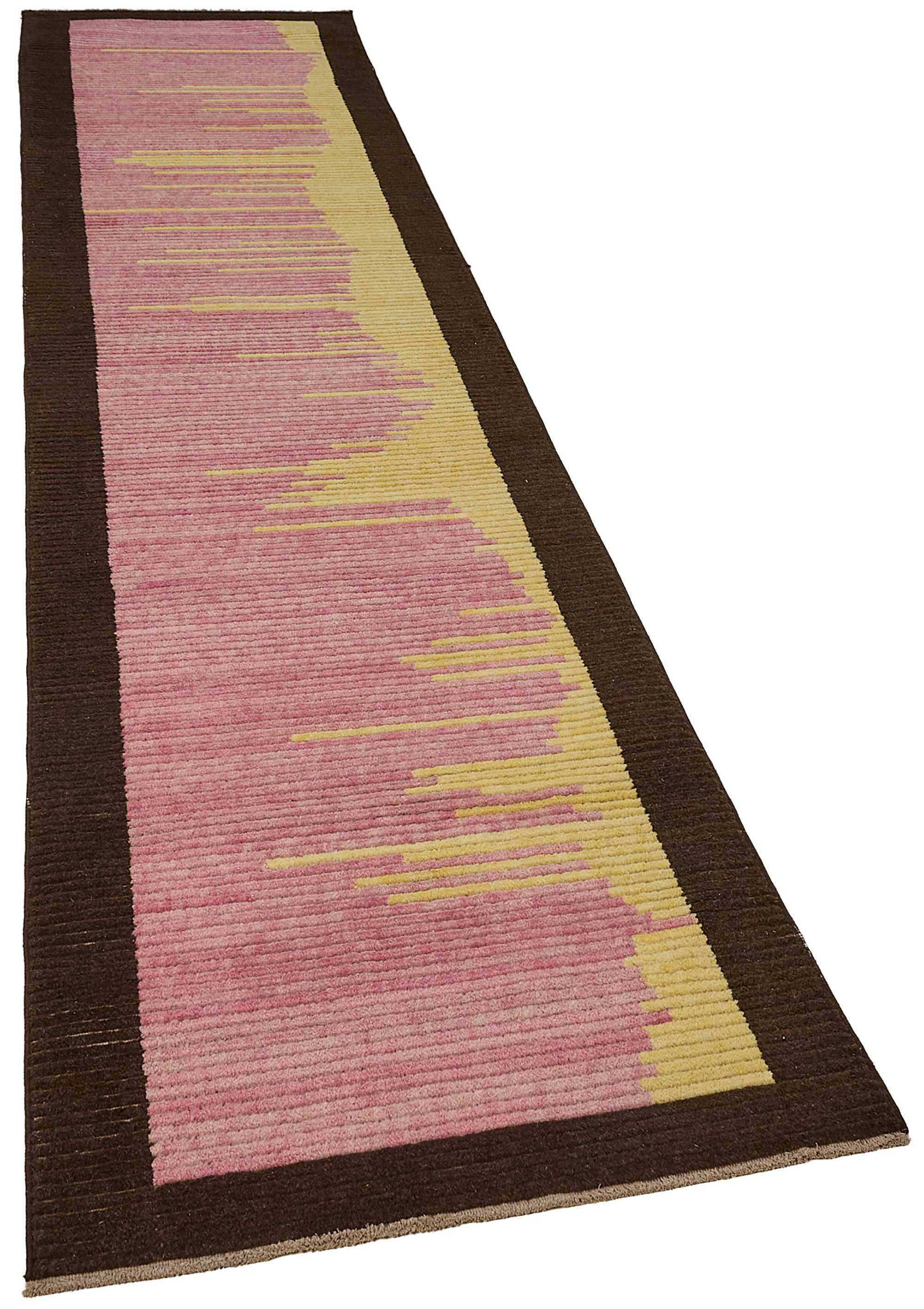 Turkish Handcrafted Loom Oushak Rug 86 cm x 370 cm