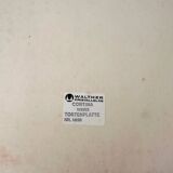 Vintage cake plate Walther Glas, 70s cake plate, OVP