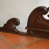 Pediment solid oak