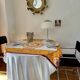 Nappe tenture malgache vintage jaune