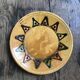 Set of 6 plates in glazed earth Biot