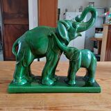 Lemanceau elephant earthenware by St Clément