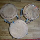 Vintage workshop stools