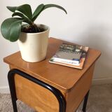 Vintage boarding school bedside