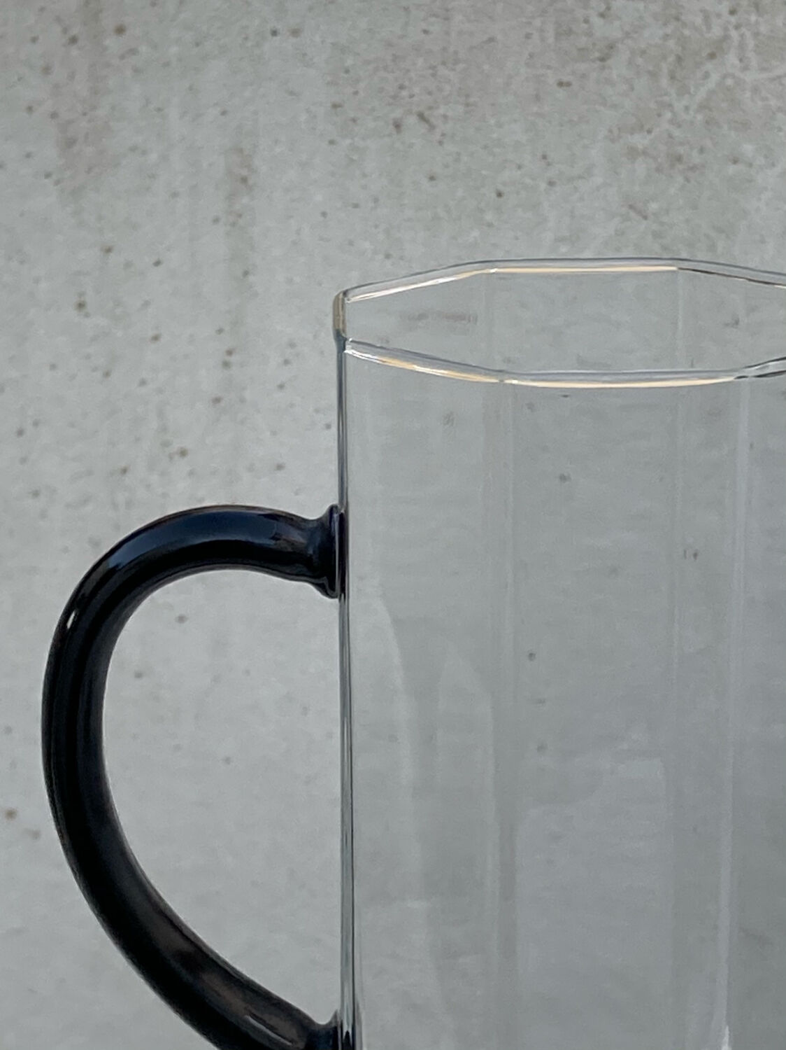 Antique glass carafe
