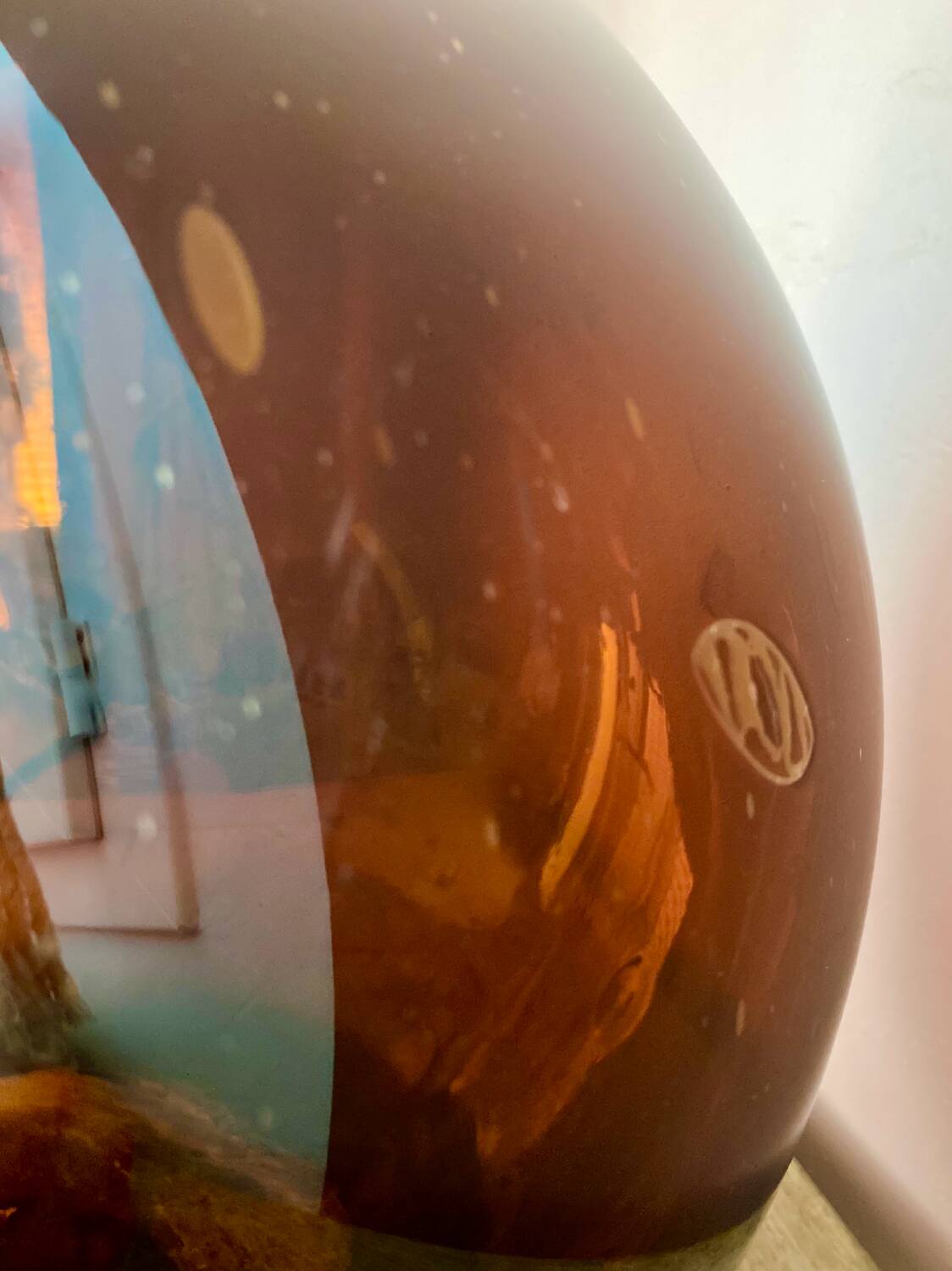 Antique amber demijohn 25-30L