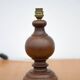 lampe bois, pied de lampe bois vintage