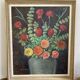 Oil on canvas, wooden fabric frame, 1950s