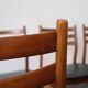 6 chaises scandiaves hêtre skaï