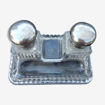 Double glass inkwell