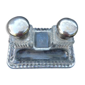 Double glass inkwell