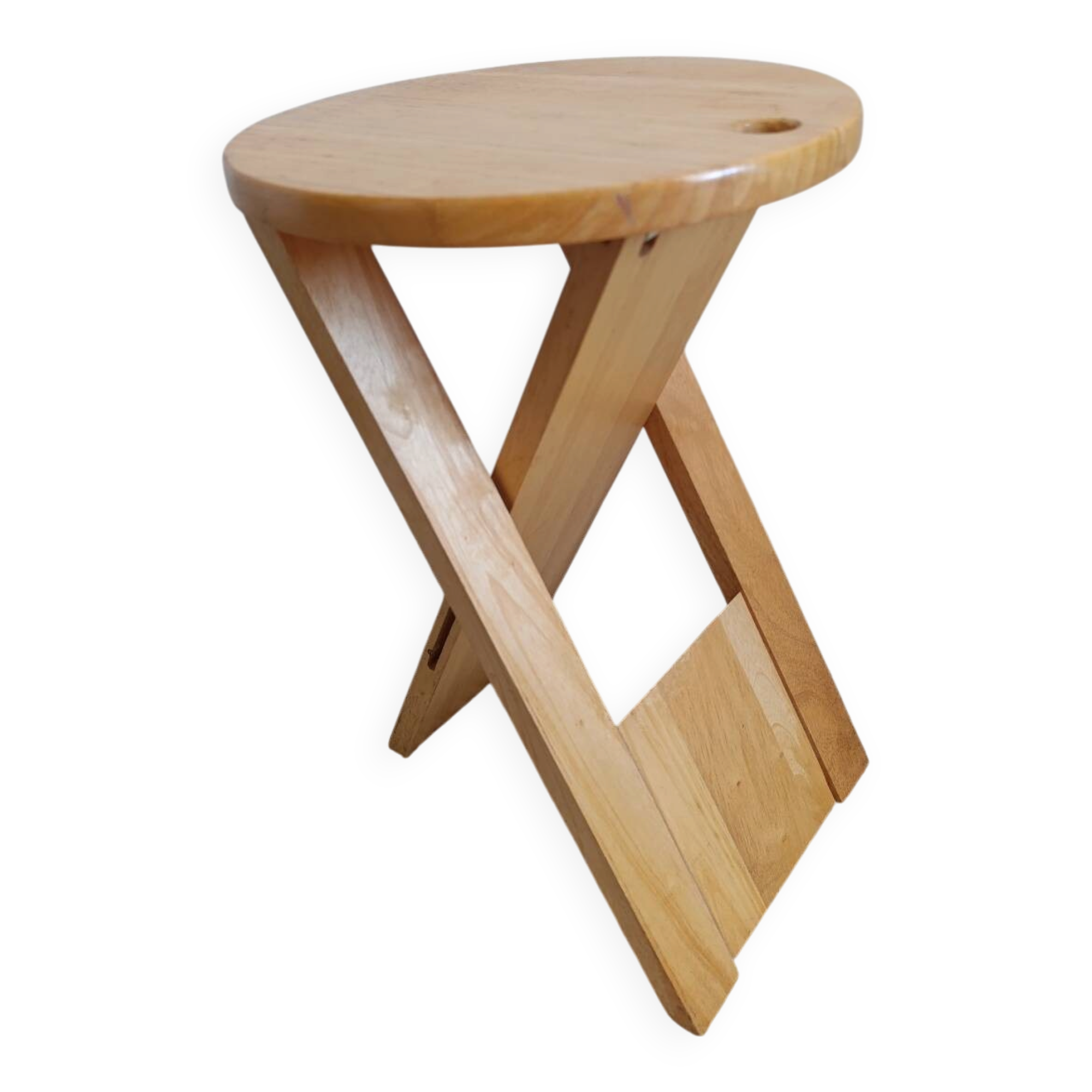 "Suzy" folding stool by Adrian Reed – vintage British design