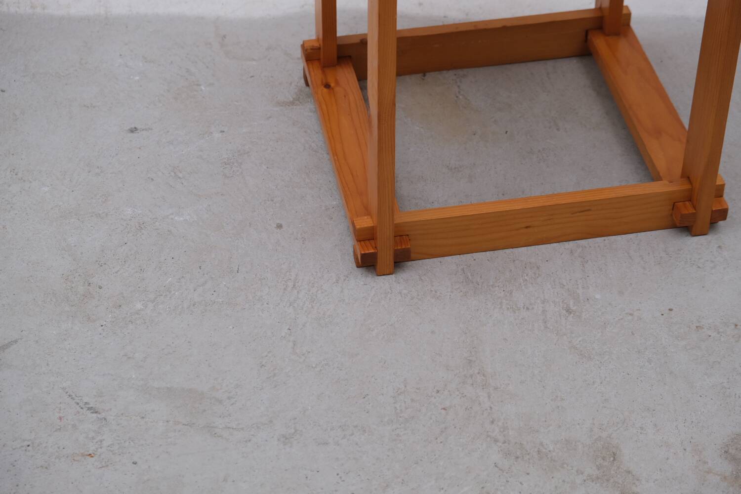 Solid pine chair, 1970