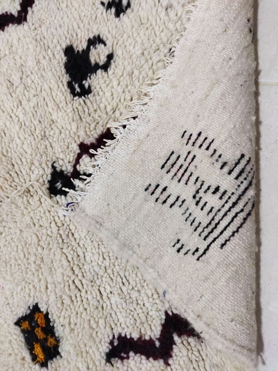 Tapis berbere marocain 125x82cm