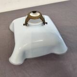 Blue opaline pendant light