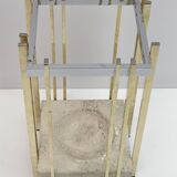 Mid-Century Modern Italian Travertine, Chrome and Brass Umbrella Stands, 70