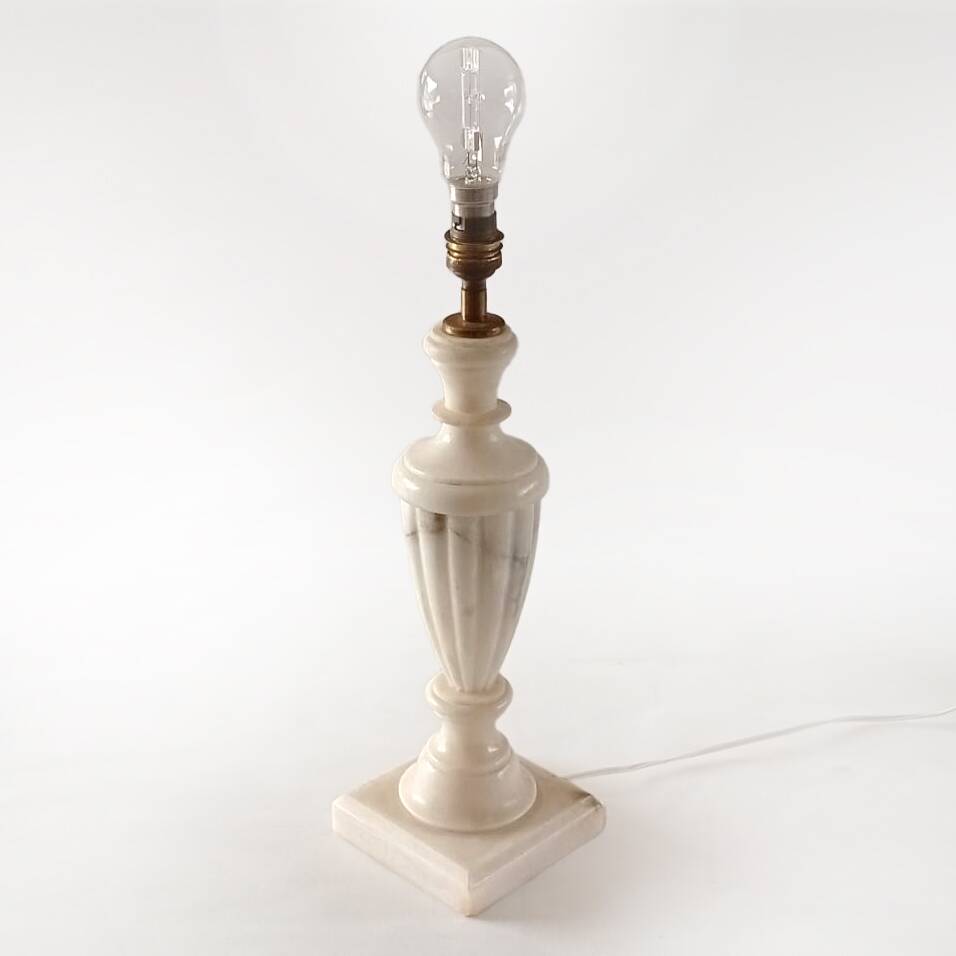Large marble lamp base