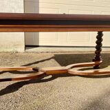 Rustic extendable French farmhouse table, Louis XIII period style extendable