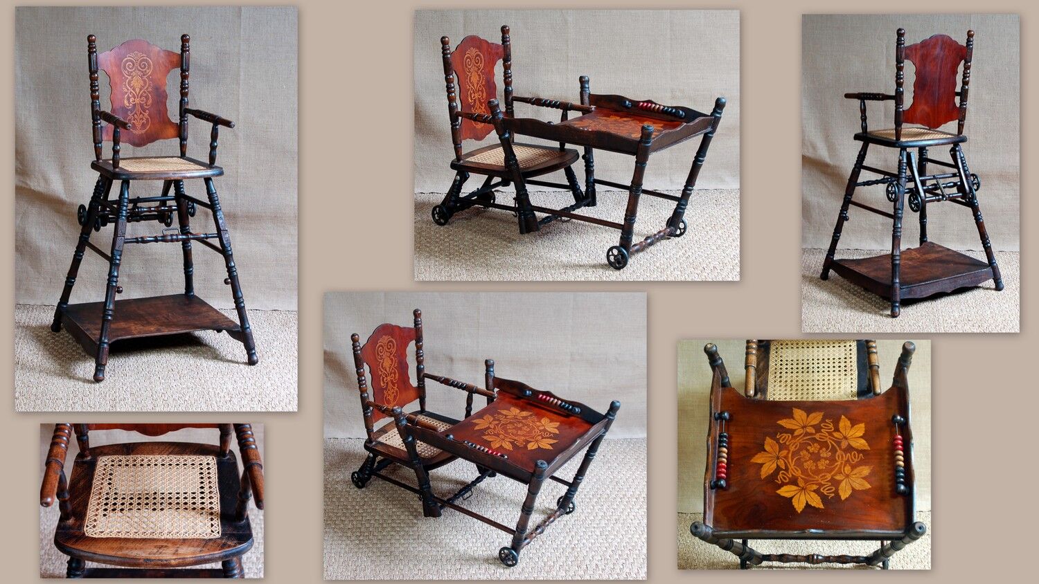 Early twentieth child convertible armchair