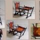Early twentieth child convertible armchair