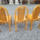 8 chaises baumann des années 70
