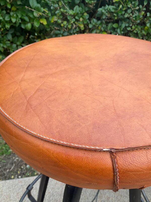 Série de 4 tabourets de bar vintage des années 60