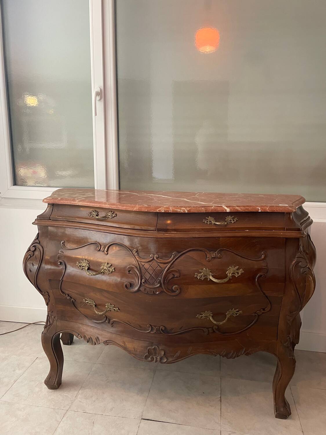 Louis XV tomb-style chest of drawers