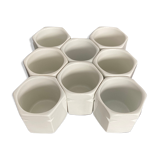 set of 8 jars yogurt porcelain Yalacta