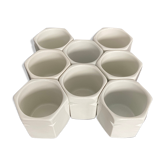 set of 8 jars yogurt porcelain Yalacta