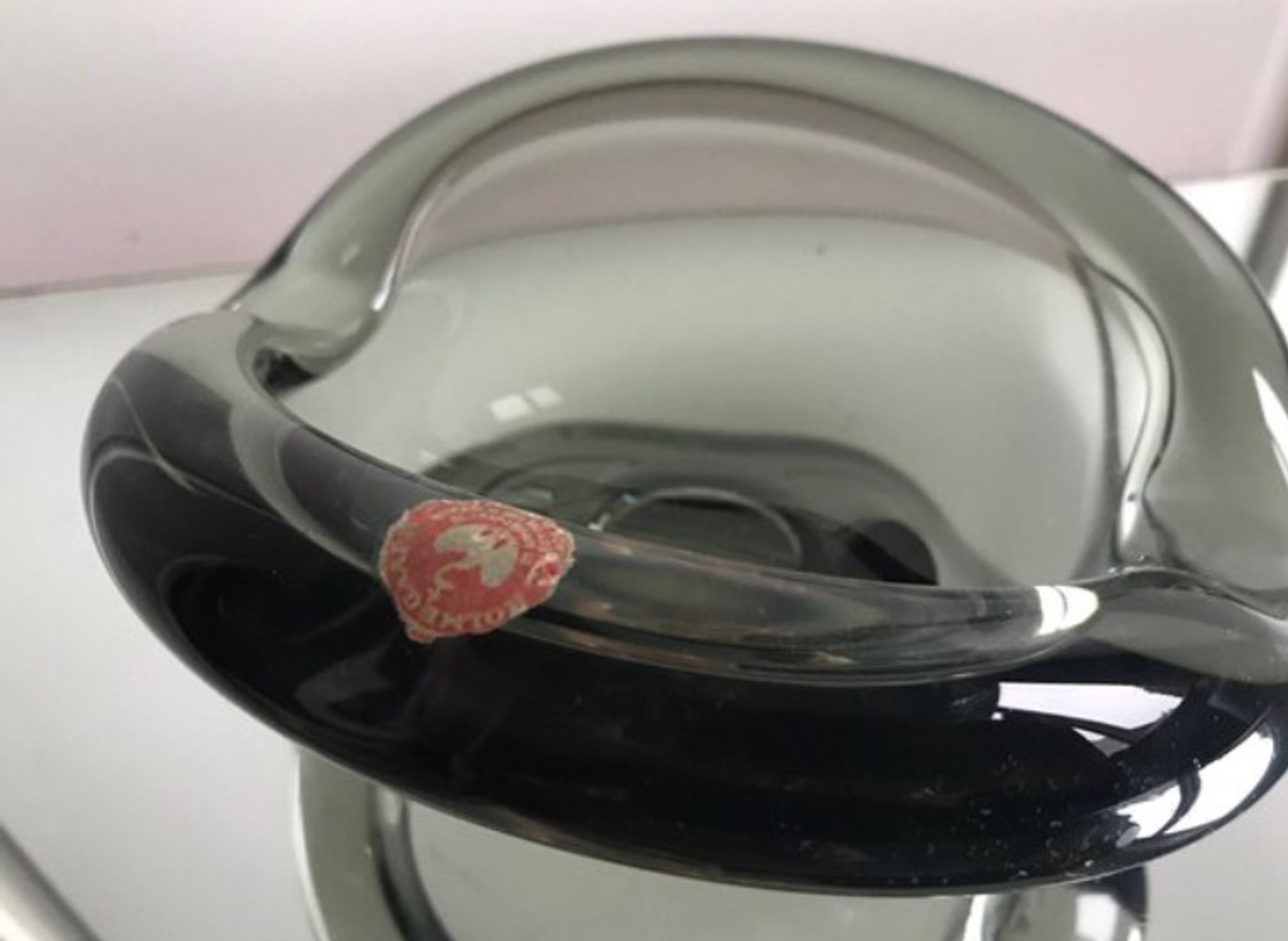 Sculptural Holmegaard Vintage Bowl