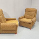 Eastern bloc Vintage armchairs, 1980´s, Czechoslovakia