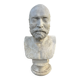 Large antique bust from the early 20th century plaster statue bust