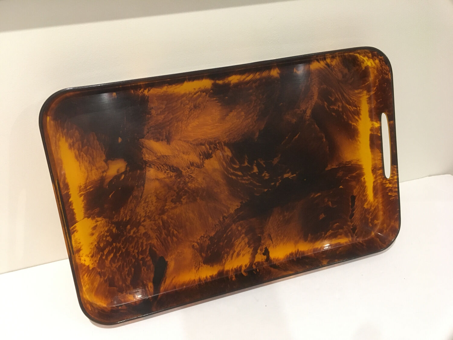 70s lucite tray