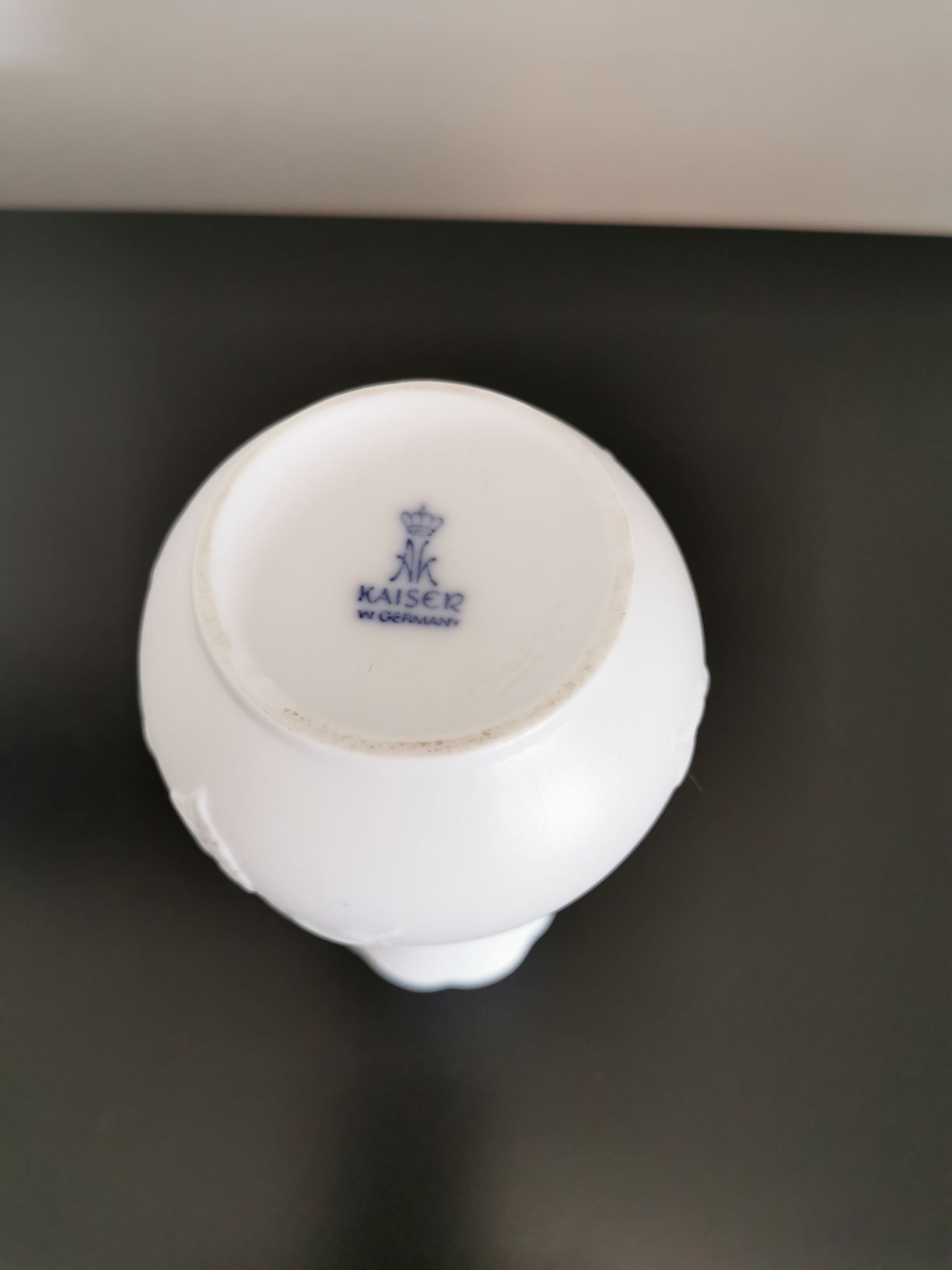 Kaiser West Germany white biscuit vase