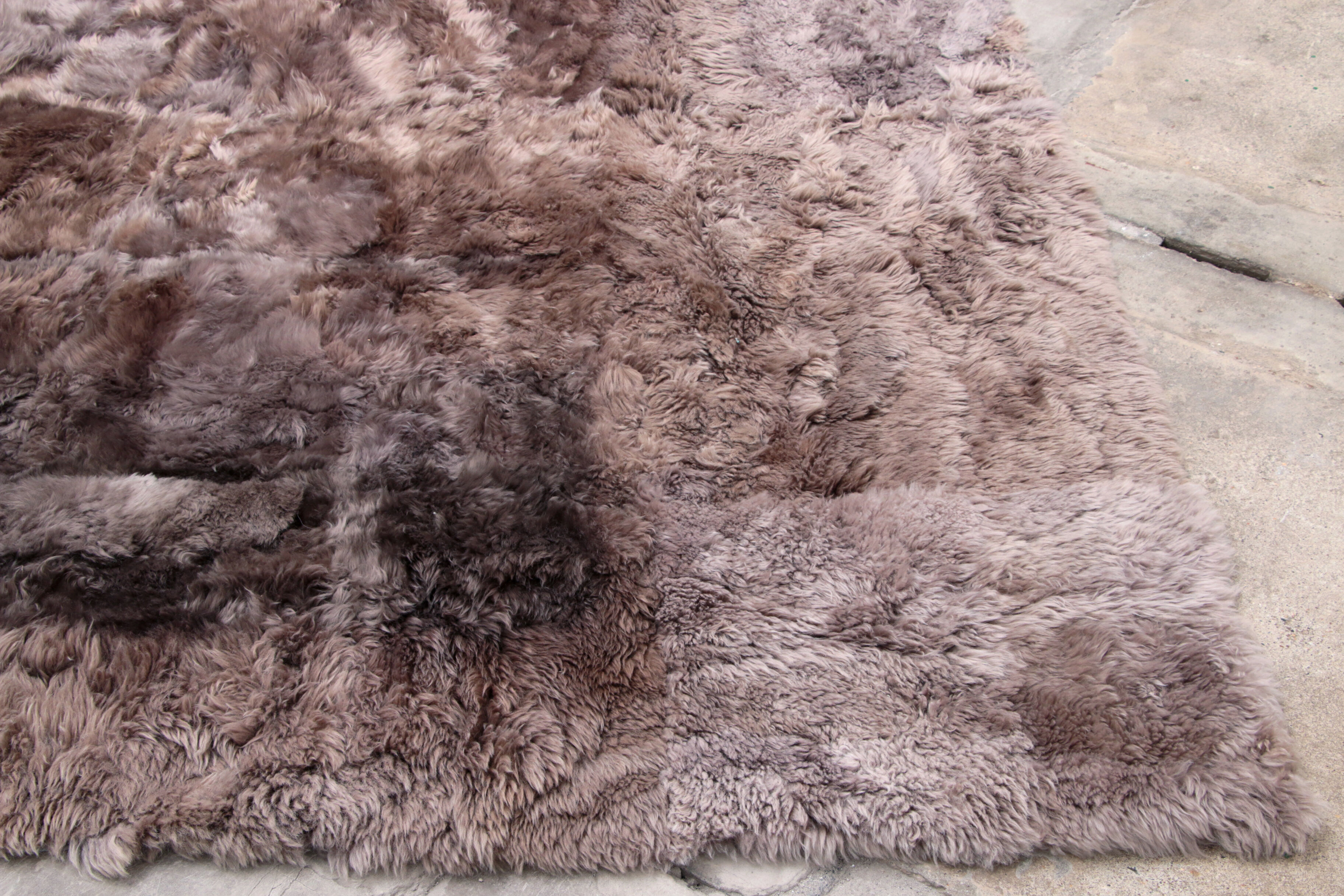 Lambswool rug brand Taiga Lambert, 1970 Germany