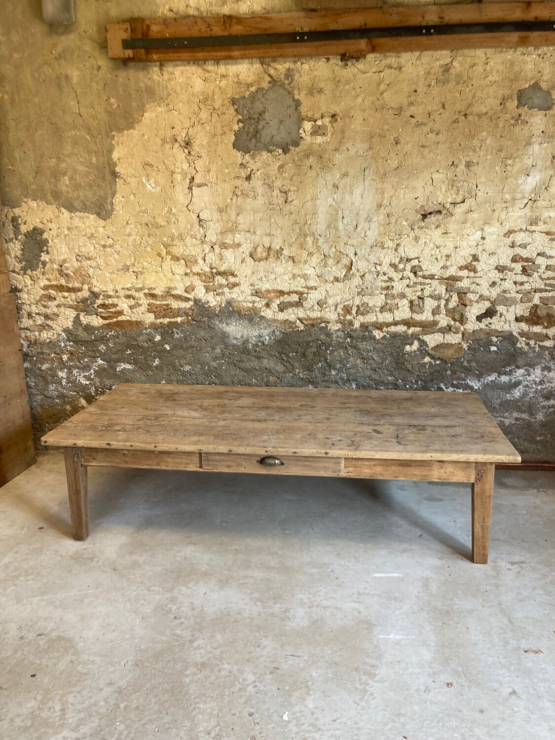 XL elm coffee table