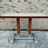 Bistro table and 3 Baumann chairs