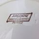 3 Sarreguemines soup plates, Argonne model 210744