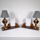 Lampes de chevet porte photo 1960