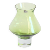 Vase vert de l'ère spatiale par Bo Borgstrom pour Aseda Suède 1960