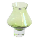 Vase vert de l'ère spatiale par Bo Borgstrom pour Aseda Suède 1960