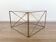 Mid century isocele side table designed by Max Sauze, French Architectural Coffee table