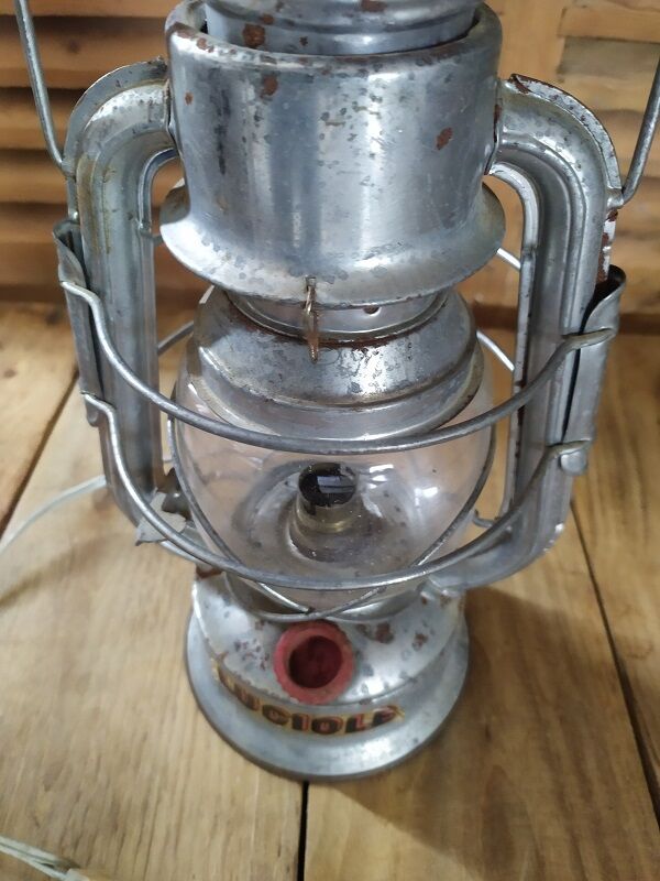 Electrified storm lamp Luciole Guillomard Nantes former dp0421026