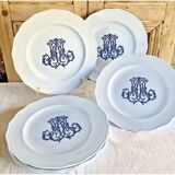 Old fruit bowl Brown Westhead Moore & co monogram XIX